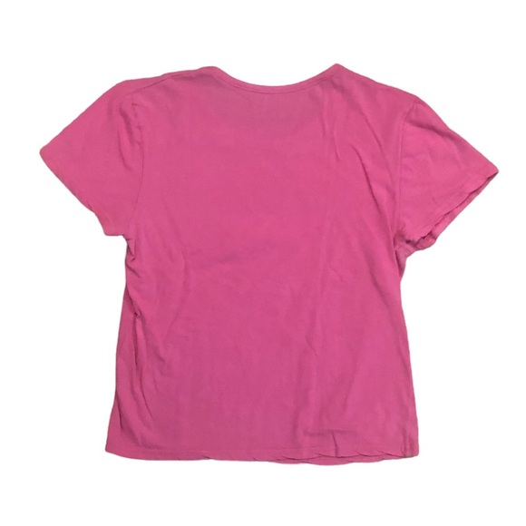 Pink crew neck t-shirt, Medium - Picture 2 of 4